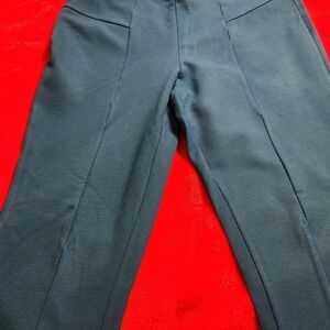 Grace Elements Dark Teal Ponte Front-Seam Leggings